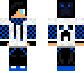 blue teen boy