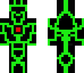 green cyborg