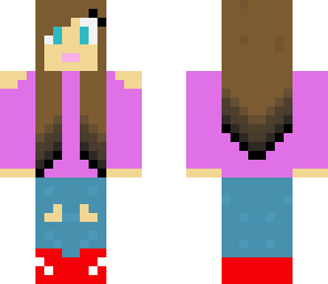 nice girl skin