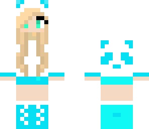 blue panda