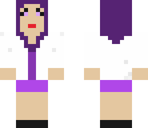 cute purple girl