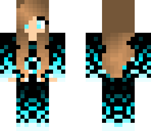 blue gamer girl