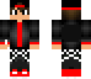 red and black boy