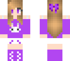 purple bunny girl