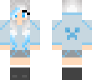 cute blue girl