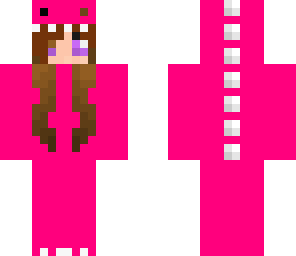 cute pink dinasour girl