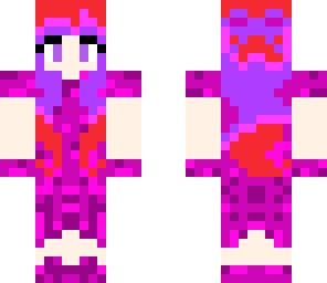 sparkly red paint girl