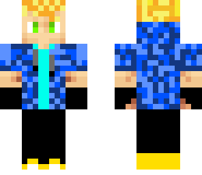 teen goku blue