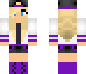 swag purple girl