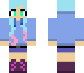 blue girl
