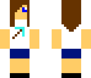 diamond pickaxe white shirt