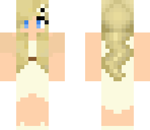 blonde summer dress