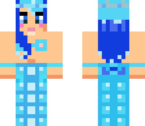 blue mermaid