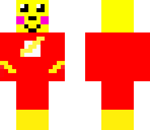 pikachu in a flash outfit
