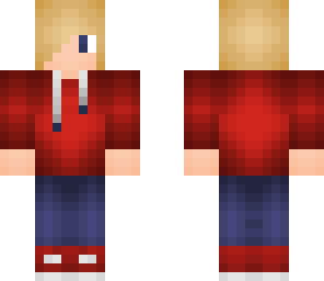 red hoodie