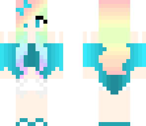 rainbow hair hottie