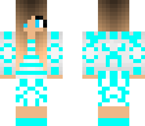 cute light blue girl