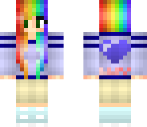rainbow girl