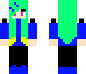 blue girl