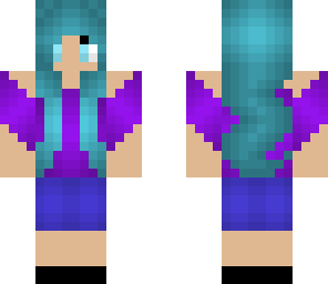 blue hair girl