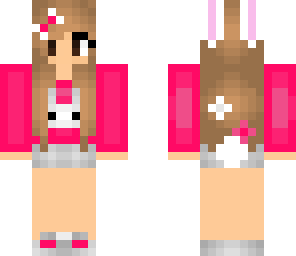 pink bunny girl