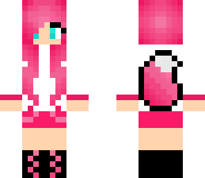 fox girl pink