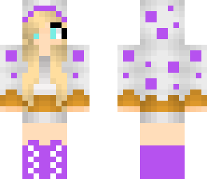 purple cake girl