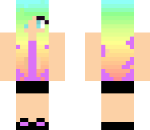 rainbow girl