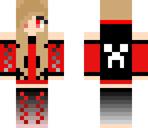 darkness redness whiteness girl
