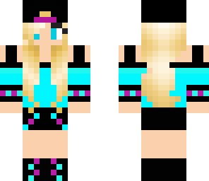 blue cool girl