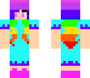 rainbow girl