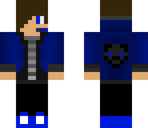 blue wolf hoodie