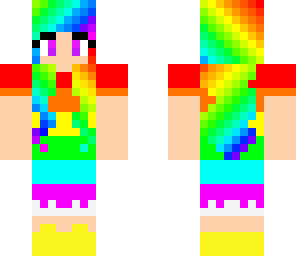 rainbow girl