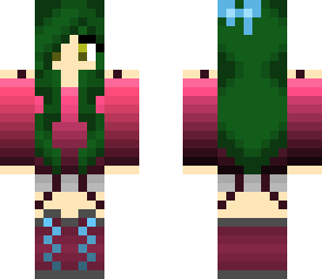 green and purple