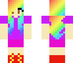 rainbow girl