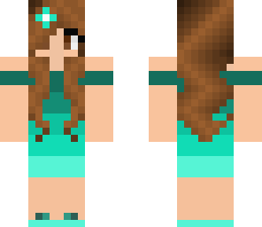 edited teal summer girl