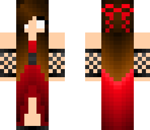 herobrine red dress