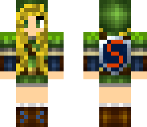 blond link girl