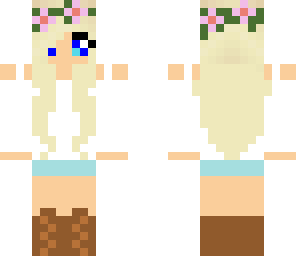 flower crown girl