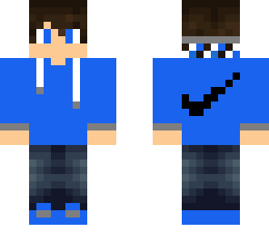 blue nike boy