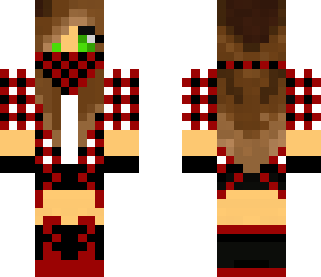 girl in plaid