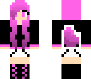 a pink fox girl