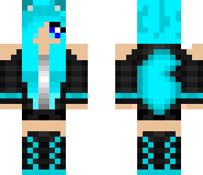 blue wolf girl