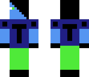 el hombre azul