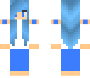 cute blue girl