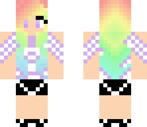 cute rainbow girl