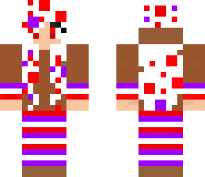cake girl purple