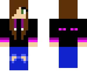 enderman hoodie girl
