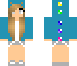blue dino girl