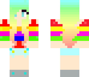 cute rainbow girl